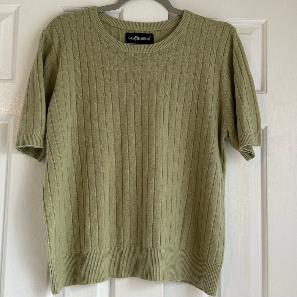 Sag Harbor Short Sleeve Sweater